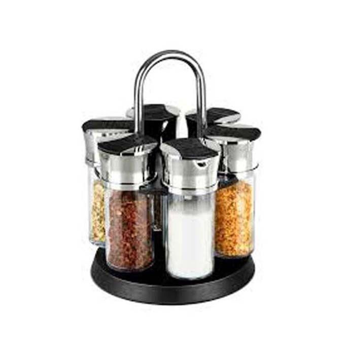 Roating Spice Jar - 6 - Silver