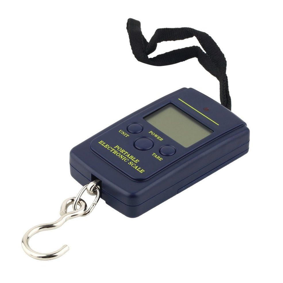 Portable 40kg/10g Electronic Hanging Fishing Digital Pocket Weight Hook Scale