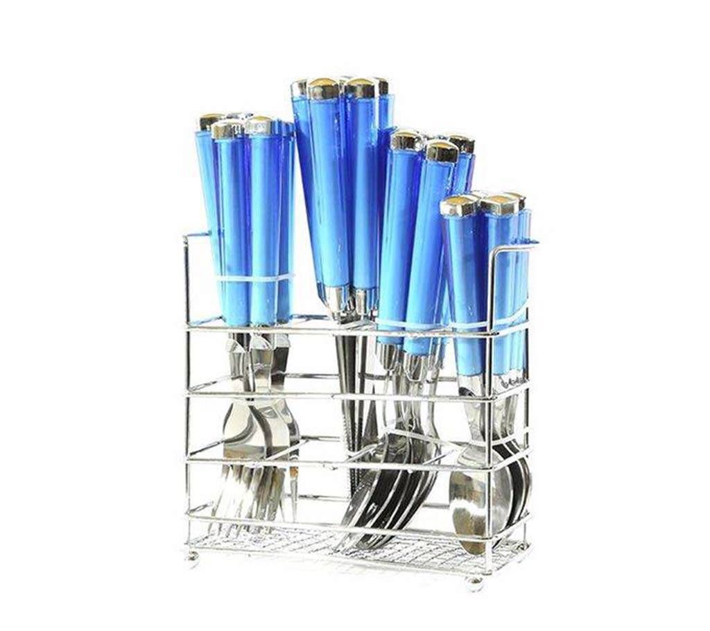 24 pcs Spoon set -blue