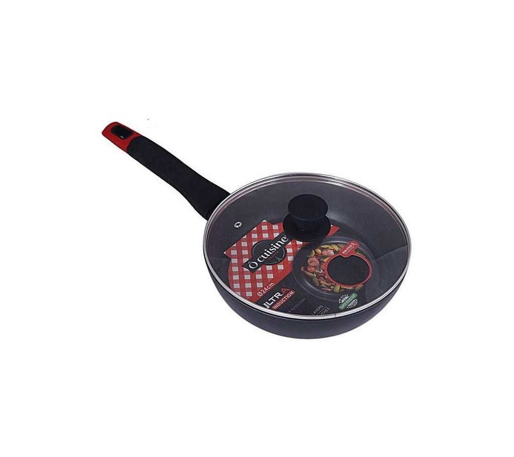 Frypan Deep 24 Cm Ultra W/Glass Lid & Induction -