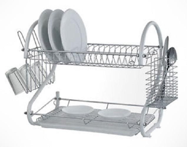 2-Layer Dish Drainer Rack