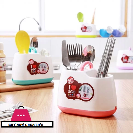 Caddy Cutlery Holder Drainer Rack. Creative Spoon Holder. CD:A60.