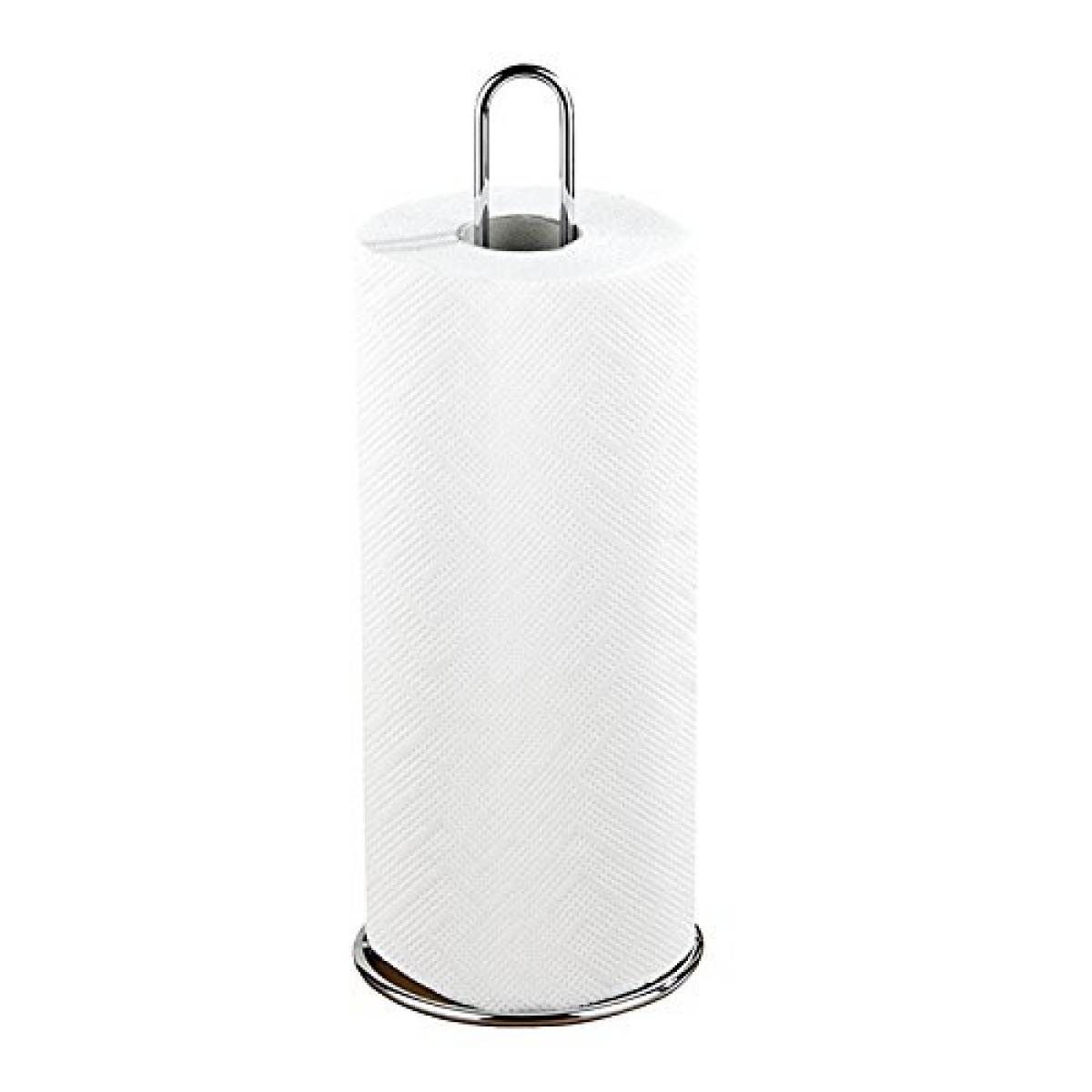Stainless Steel Kitchen Tissue Holder - Silver