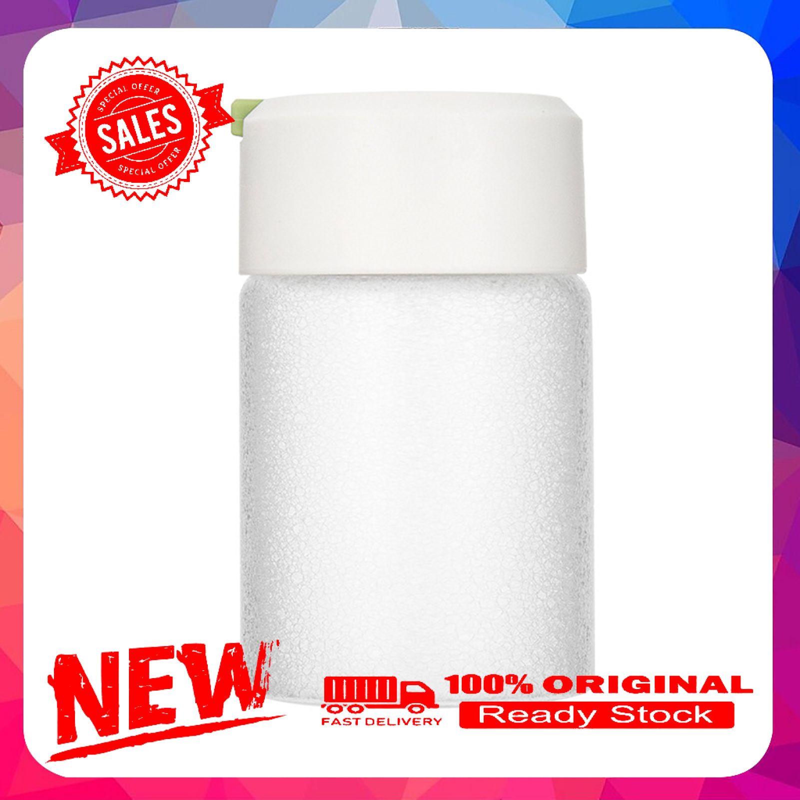 260ml DILLER Glass Water Bottle Ice Grain Fission High Borosilicate Glass Stretchable Silicone Handle Glass Water Cup for Cycling