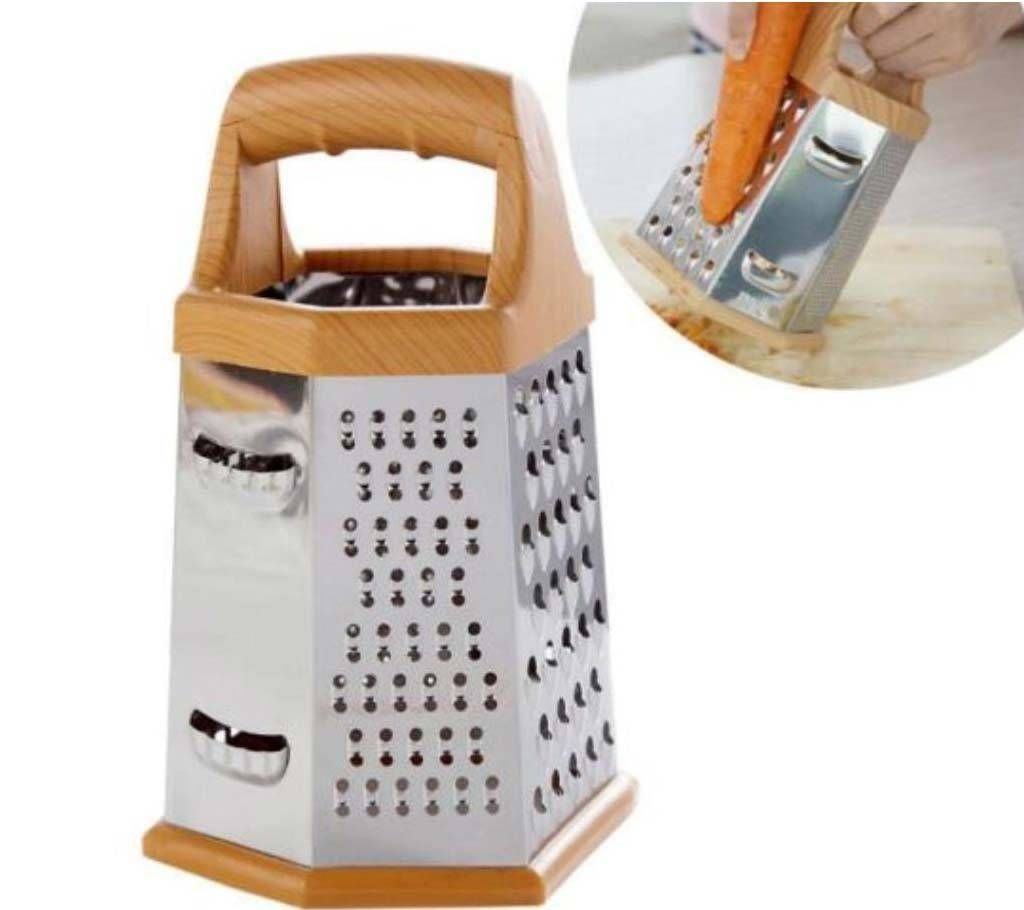 six sided combination slicer multi function vegetable grater 