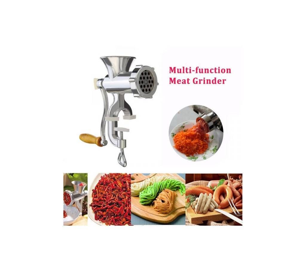 shiny metal Meat grinder 