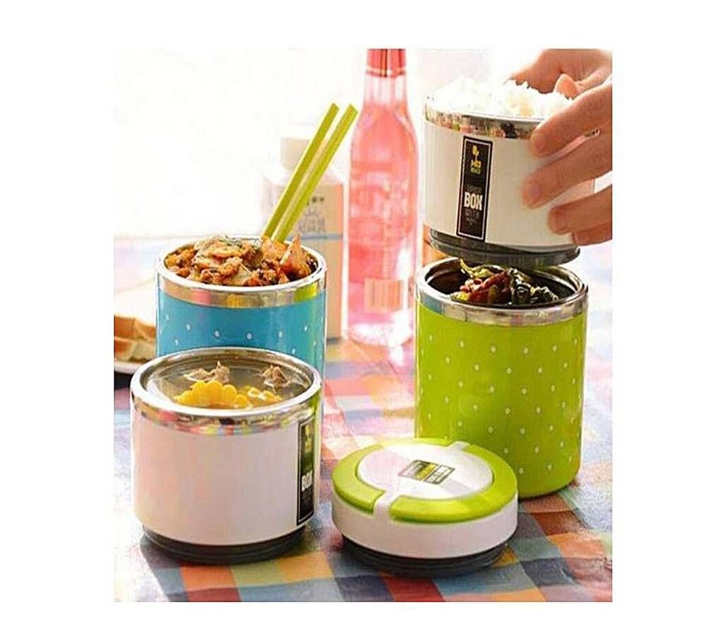 Stainless Steel Lunch Box - 1 pcs