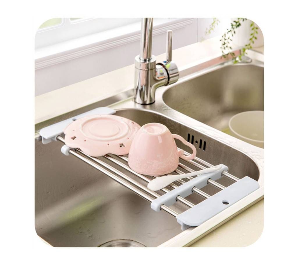 Fold-able Stainless Steel Sink Racks