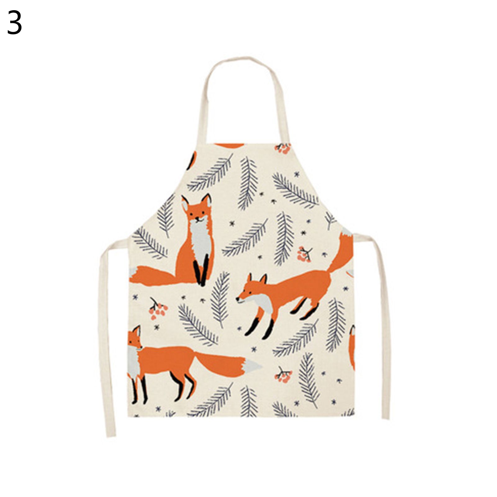 Apron Neck Strap Decorative Crafting Cf Fox Pted Kitcn Bib