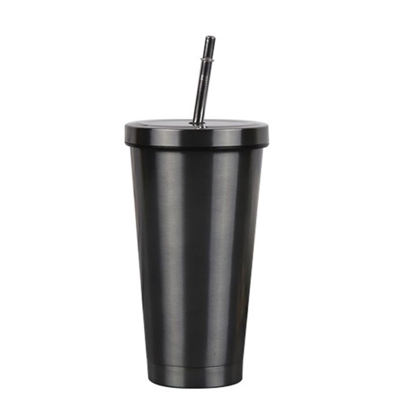 500ml Stainless Steel Coffee Mug Insulated Mug With Lid Mugs For Tea Cup Metal Cup DriStraw DriStraw Travel Cups