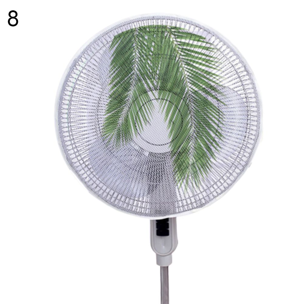 Cartoon Pattern Circular Electric Fan Cover Dust Proof Protective Mesh Shield