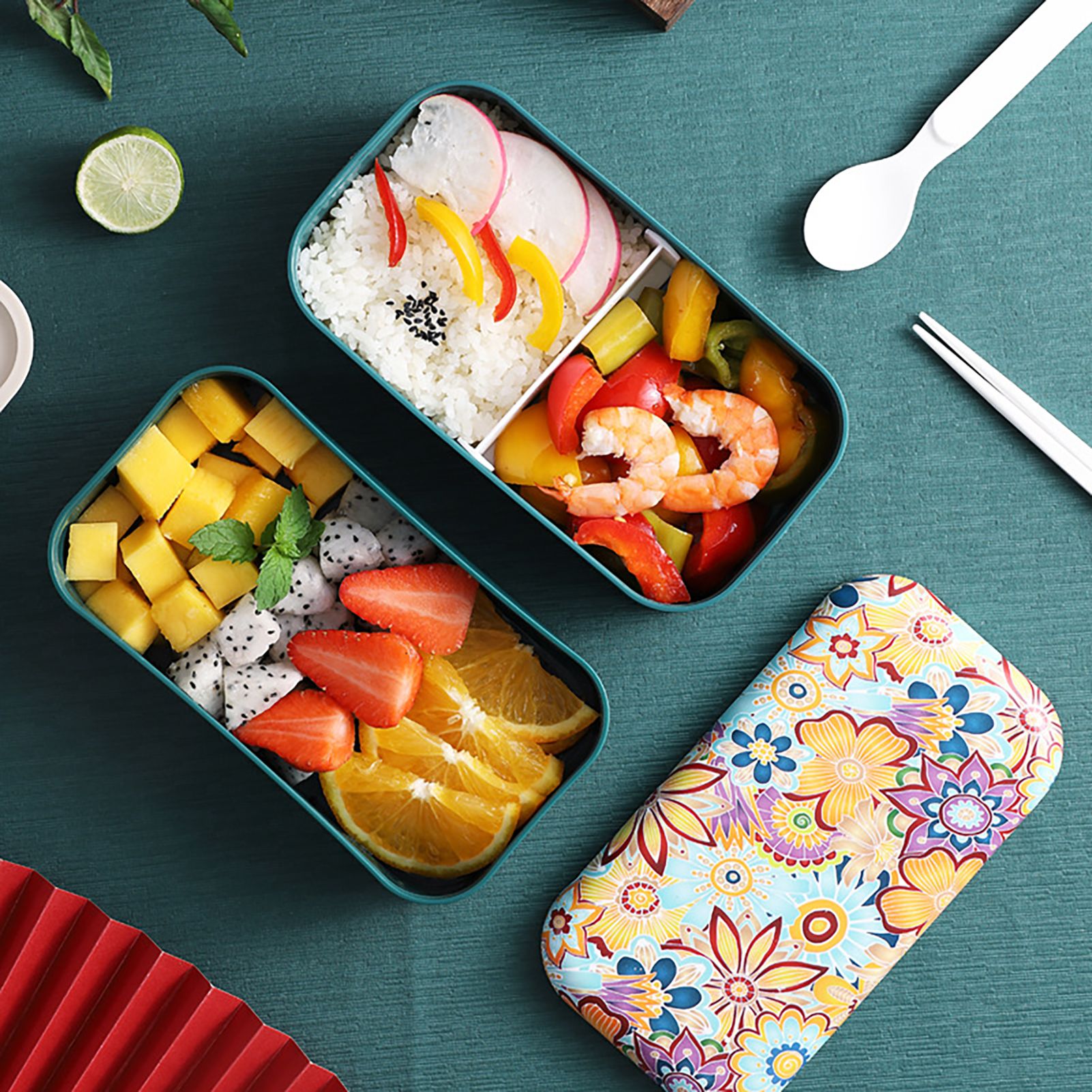 Food Storage Container Durable Practical Heat-resistant Lunch Container