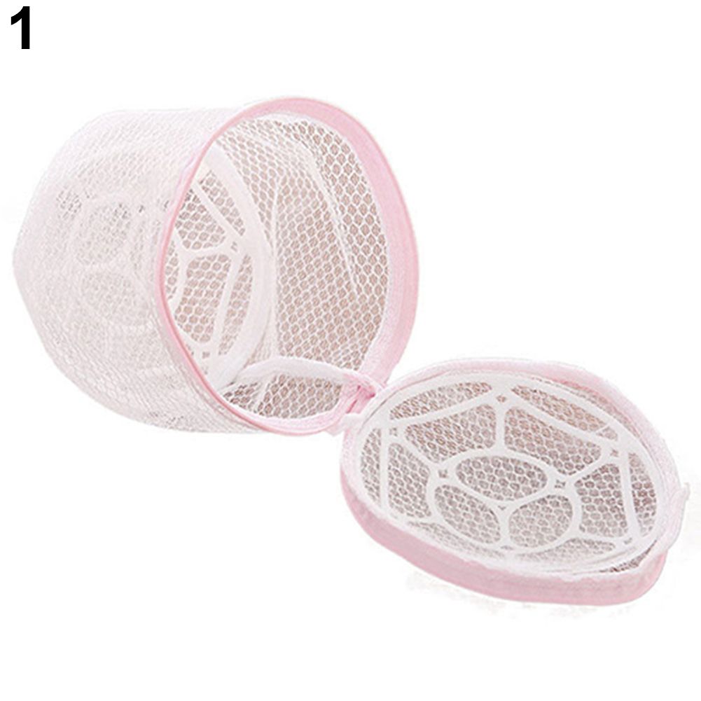 1 Pc Underwear Bra Laundry Bag Mesh Net Wash Basket Washing Storage Zipper Bag