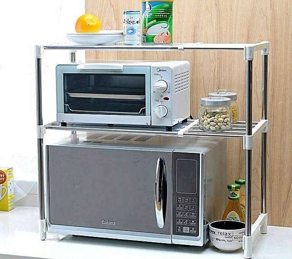 High Quality Microwave Oven Storage Racks - Silver