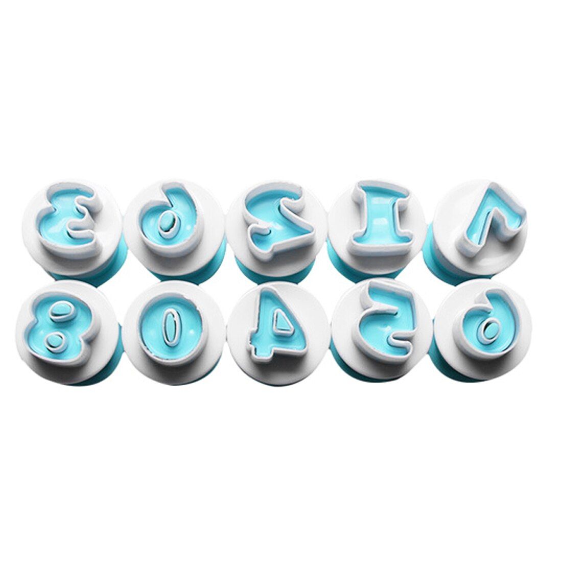 1set Upper Lowercase Alphabet Number Plastic Cookie Cutter Fondant Cutter Cake Decorating Tools Letters Baking Cupcake Mold