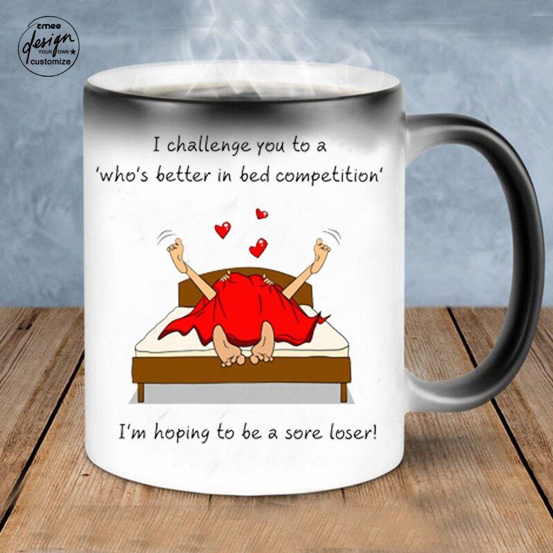 Color Chang Cups Ceramic Coffee Cup Mug Magic Funny Birthday Gift You Are My Favorite Thing Personalized Mug Valentine's Day