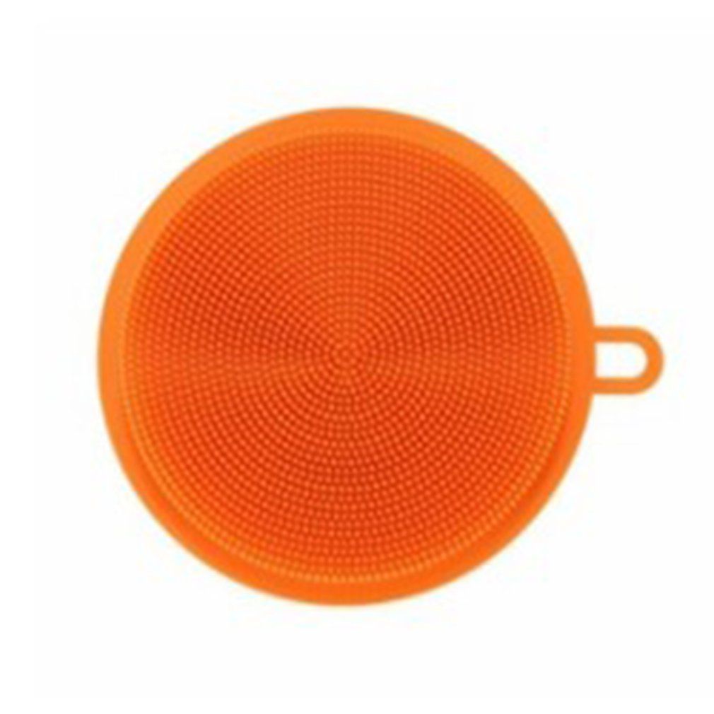 Silicone Dishwashing Brush Sponge Dish Washing Tool Kitchen Scrubber