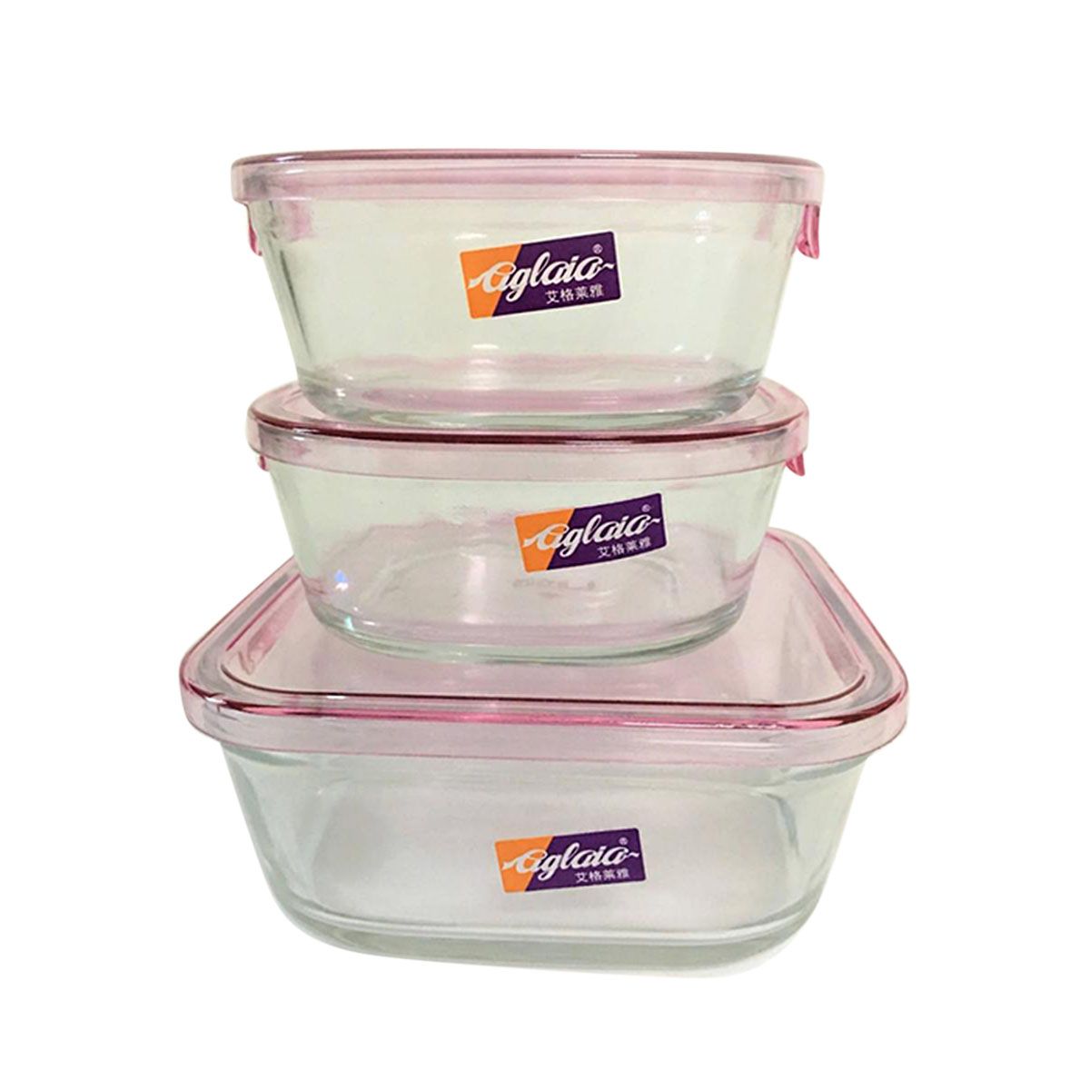 3Pcs Oven proof Deli Glassware Bowl Multi-purpose