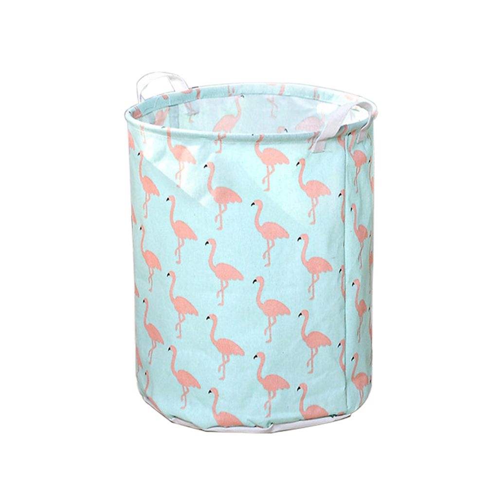 Foldable Cotton Linen Dirty Laundry Basket Clothes Toy Storage Bag Pouch Holder