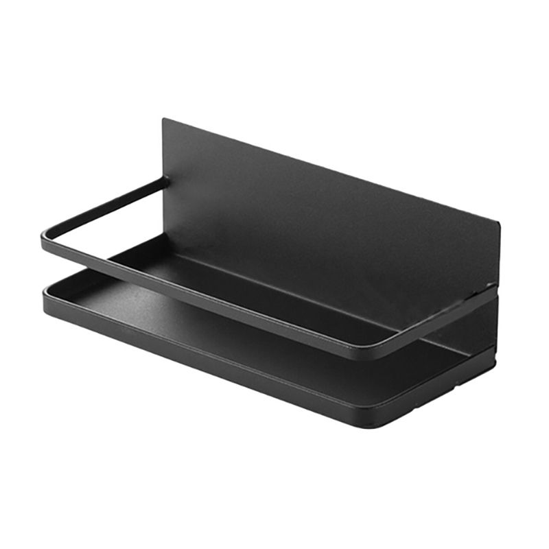 Refrigerator Magnet Storage Rack Durable Holder Kitchen Punch-Free Magnetic Shelf Can Put All Kinds of Spices Supplies B