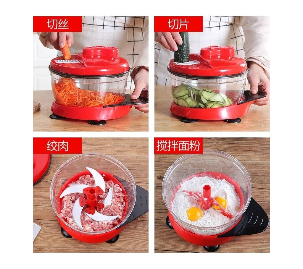 MULTI FUNCTION HAND GRINDER MIXER SLICER
