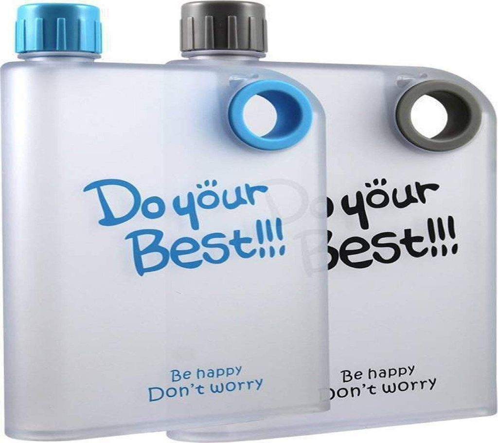 Notebook Transparent Water Bottle