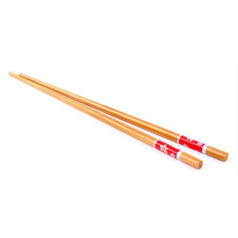 2 Pcs Chopsticks - Yellow and Red