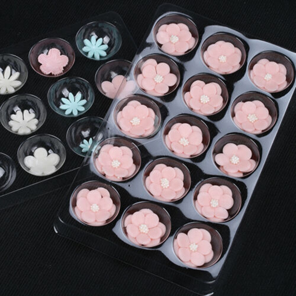 2pcs Sugar Tray Mold Fondant Cake Sugar Decorating Flower Shaped Drying Pad Bakeware Tool For Couverture Sugar Beads