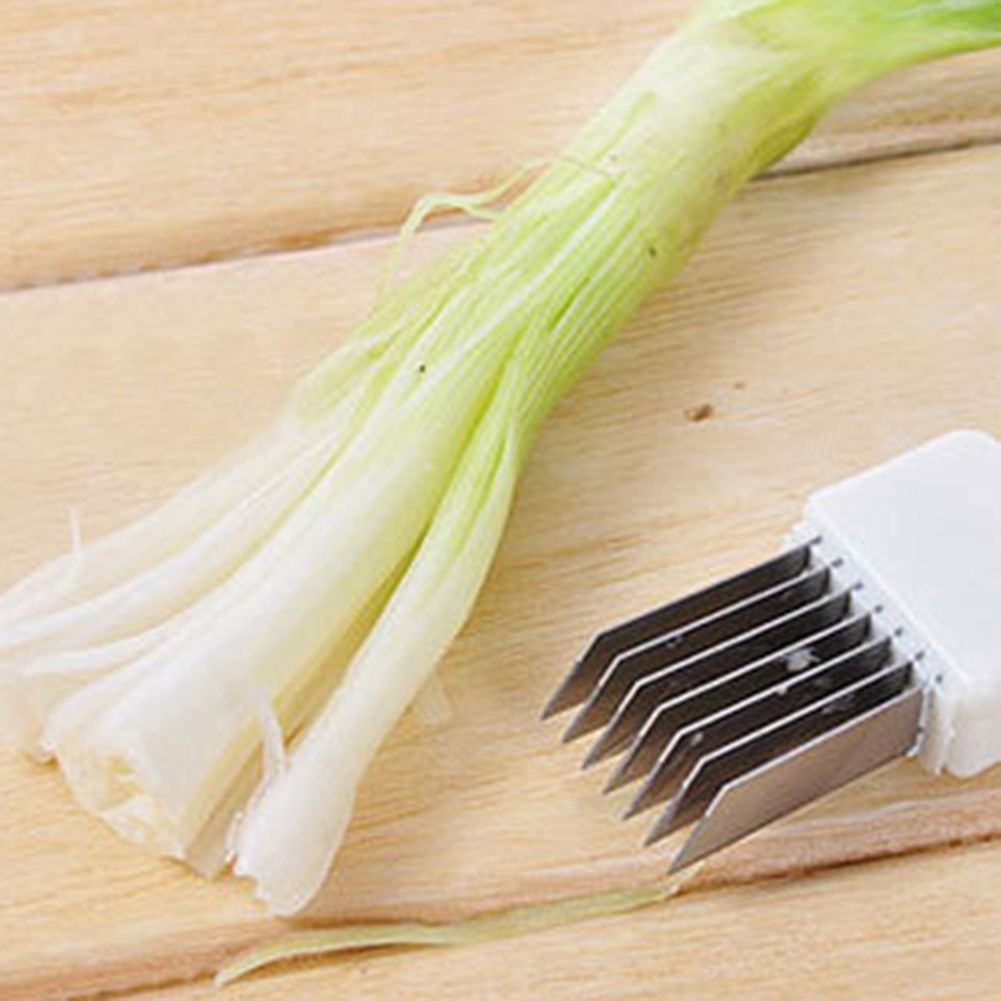 Vegetable Chives Onion Cutter Slicer Peeler Chopper Shredder Kitchen Gadget Tool