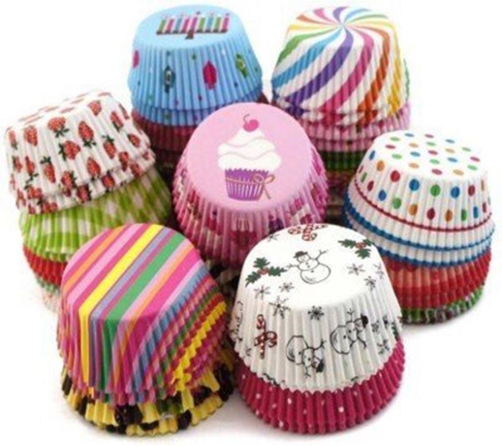 Printed Fancy Color Muffin Paper Cups