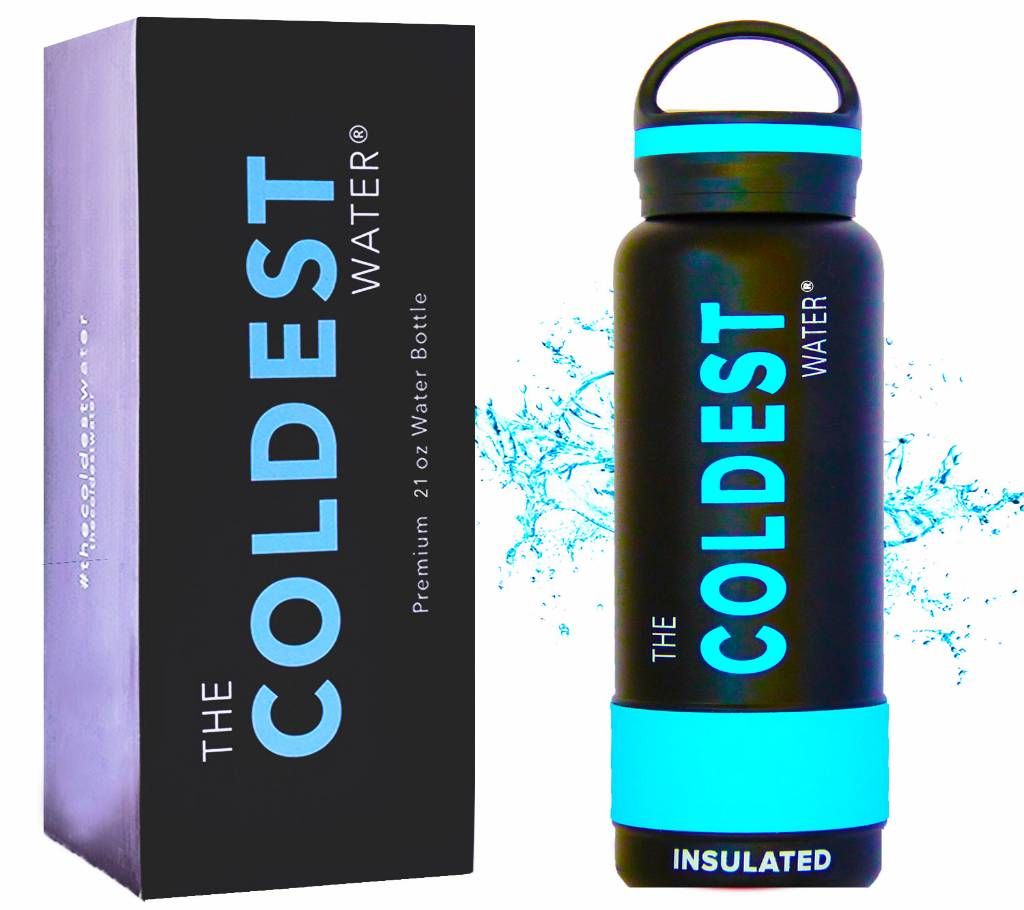 The Coldest Water Bottle Vacuum Insulated Stainless Steel Hydro Travel Mug - Ice Cold Up to 36 Hrs/Hot 13 Hrs Double Walled Flask - with Strong Cap