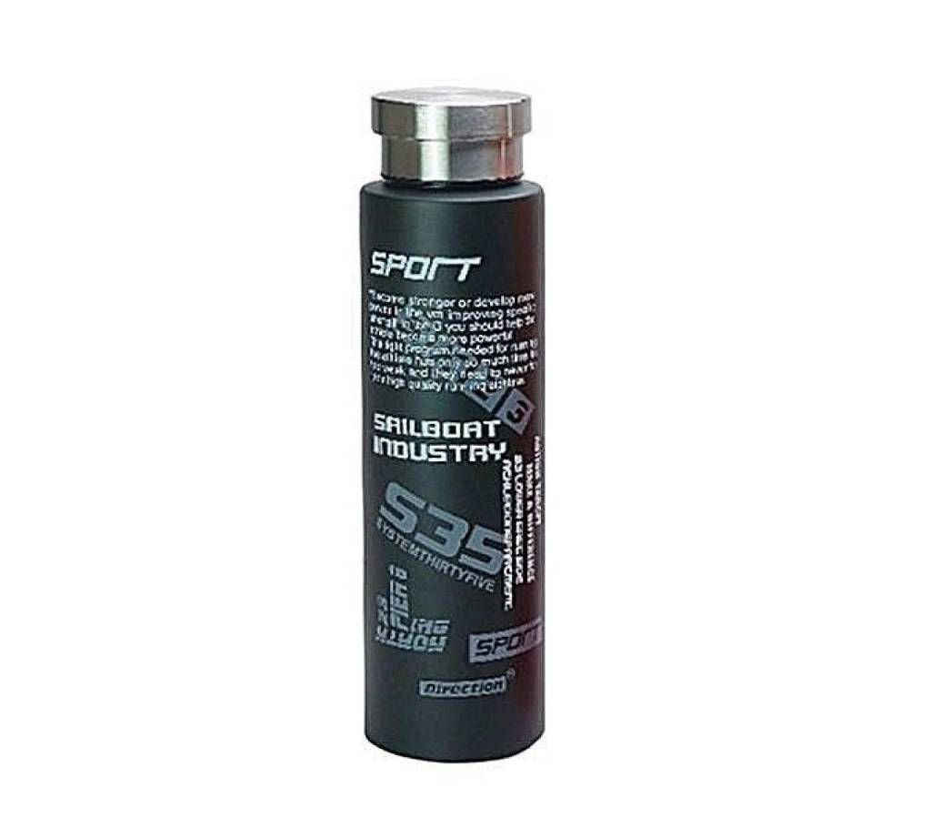 Sport Stainless Steel Water Bottle 500 ml - Black