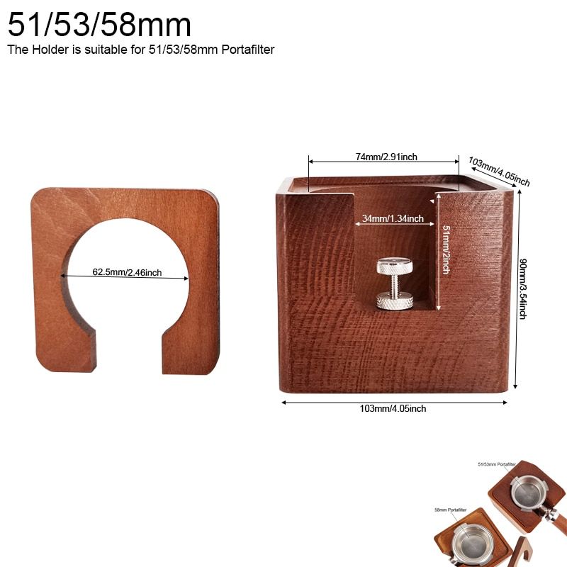 Coffee Bottomless Portafilter for Filter 51MM Replacement Filter Basket Coffee Accessories