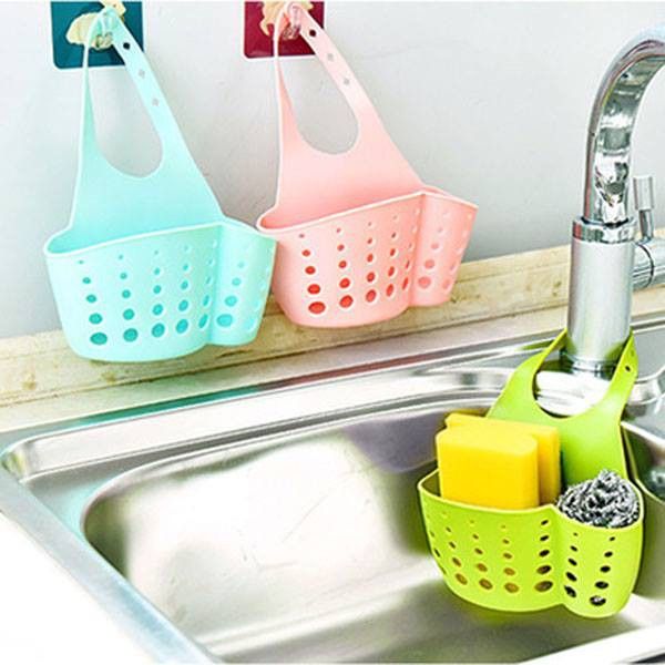 Kitchen Supply Organizer Holder Gadget Drain Bag Basket Bath Storage Tools Portable Home Kitchen Hanging Sink 1pcs