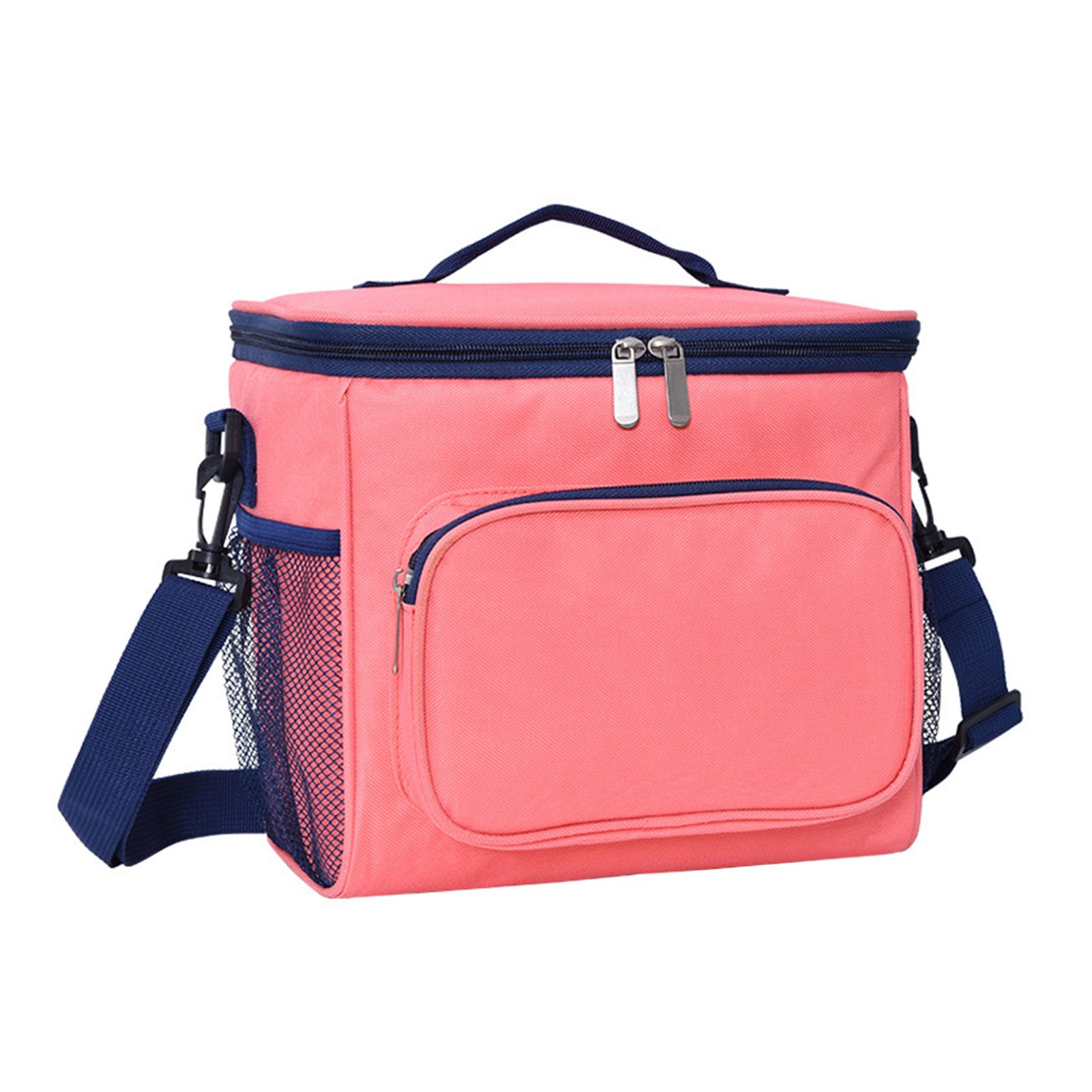 Dust-proof Food Cooler Bag with Handle PEVA Picnic Hiking Thermal Insulated Bag for Restaurant