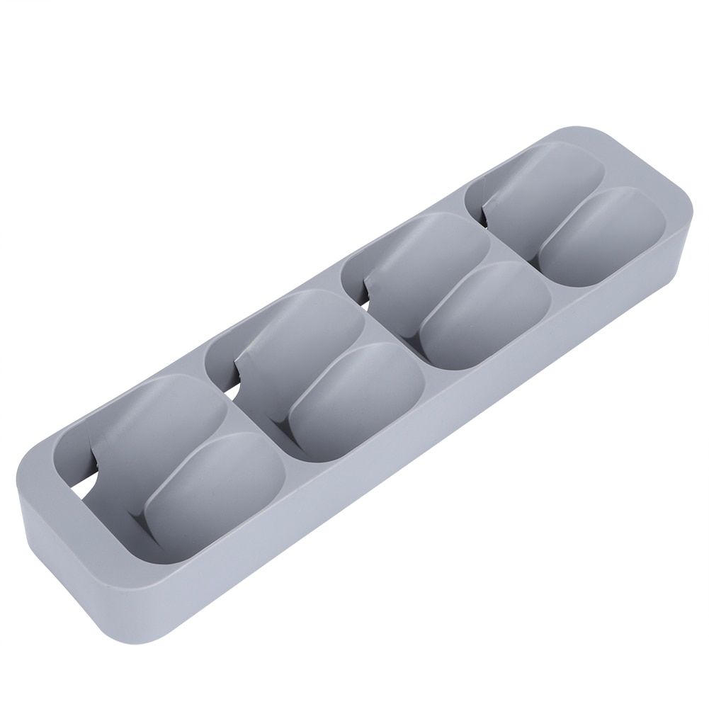 Kitchen Drawer Cabinet Spice Jar Bottle Storage Box 8 Grids Organizer Holder Multi-Purpose Storage Rack