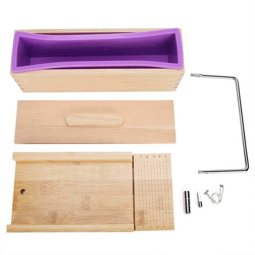 Soap Mold 900ml Hand‑Made Non‑Stick Cake Bread Making Wire Cutter Set Kitchen Baking Tools