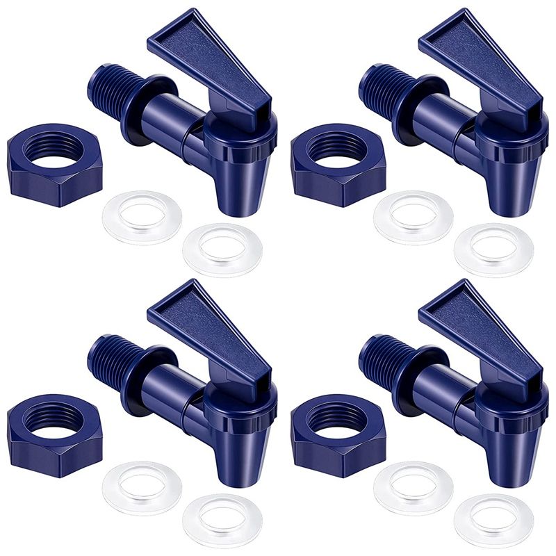 4 Pieces Replacement Cooler Faucet Water Bottle Jug, Dispenser Tap Set, Reusable Spigot Spout Water Beverage Dispenser