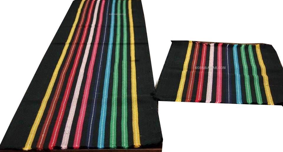 Table Runner With 6Pcs Plate Mat