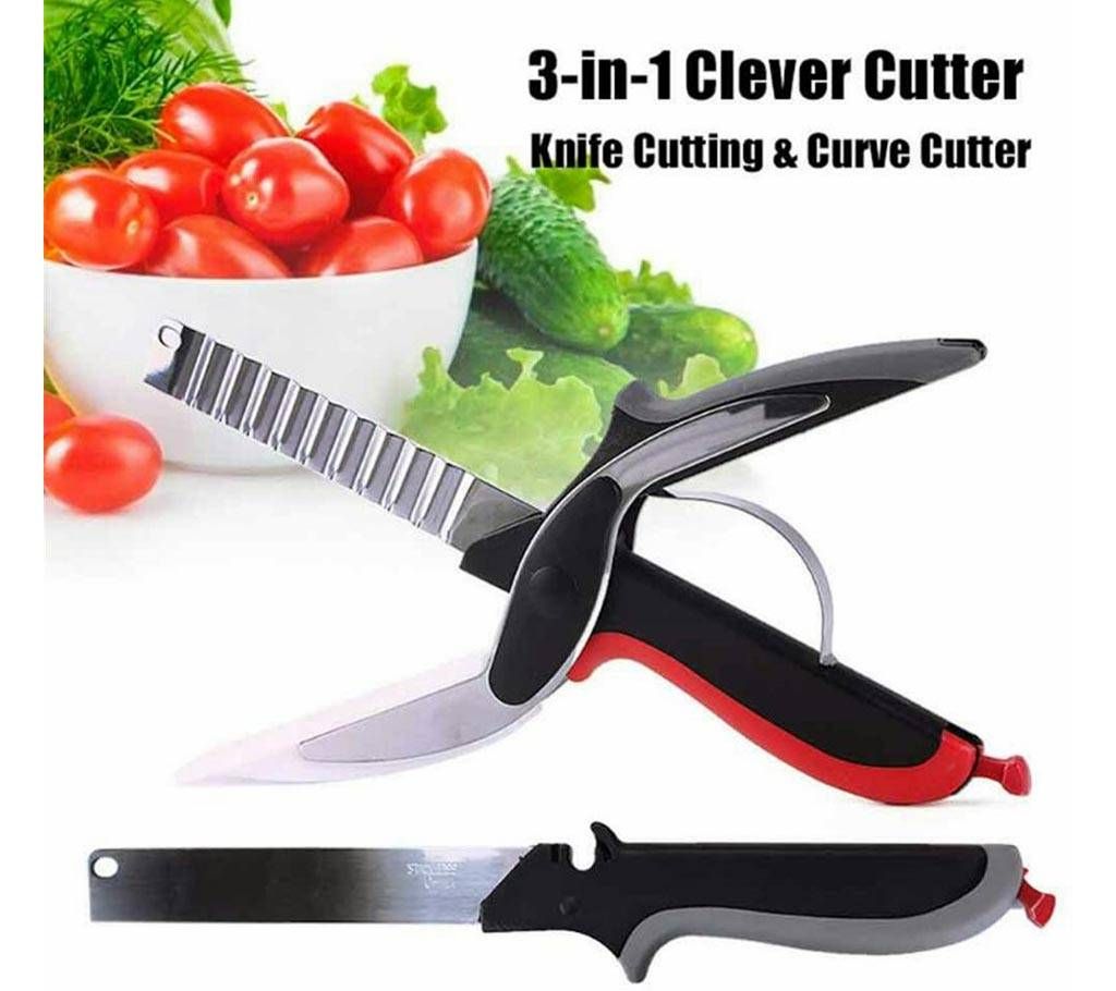 3 in 1 Smart Cutter Fast Knife And Cutting Board