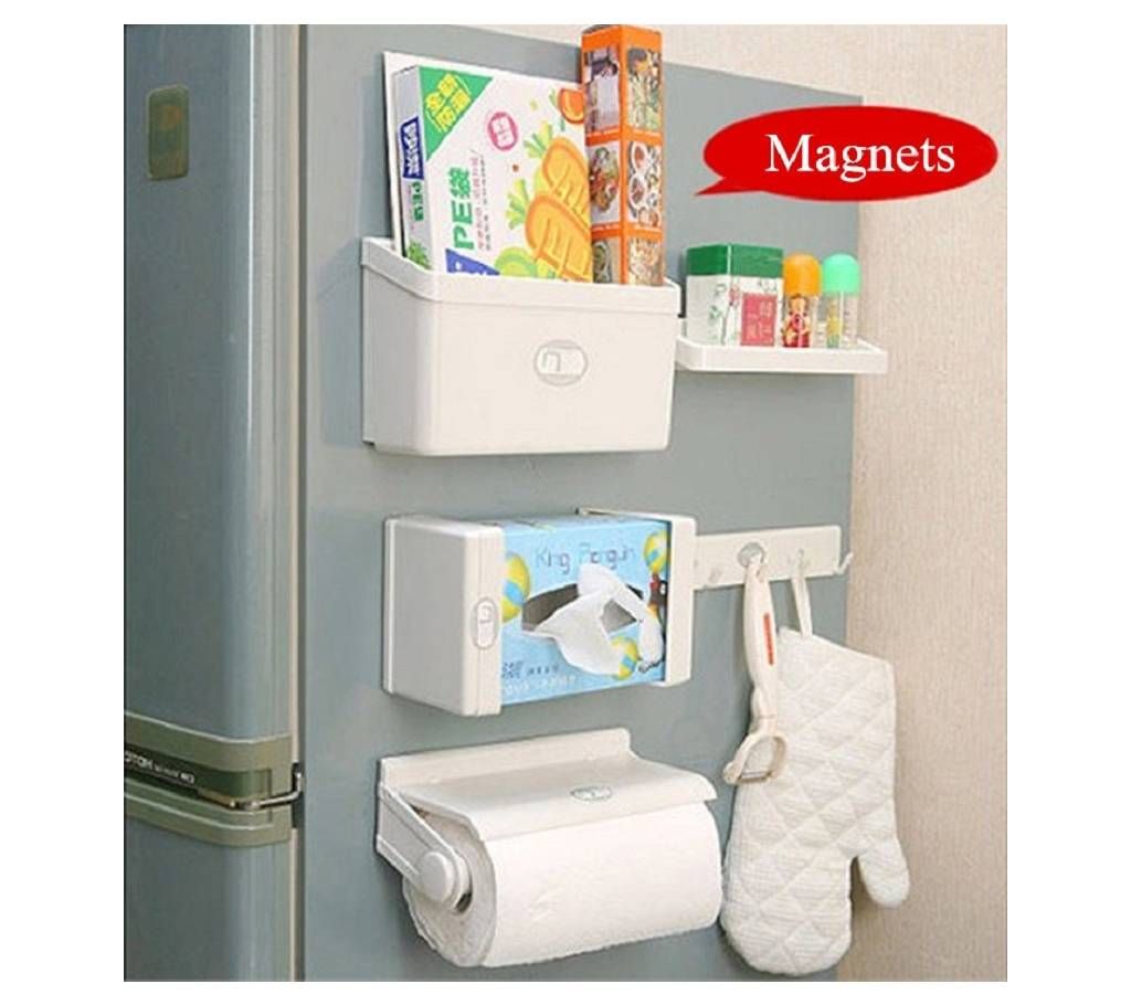 5 in 1 Magnetic Kitchen Organiser Rack