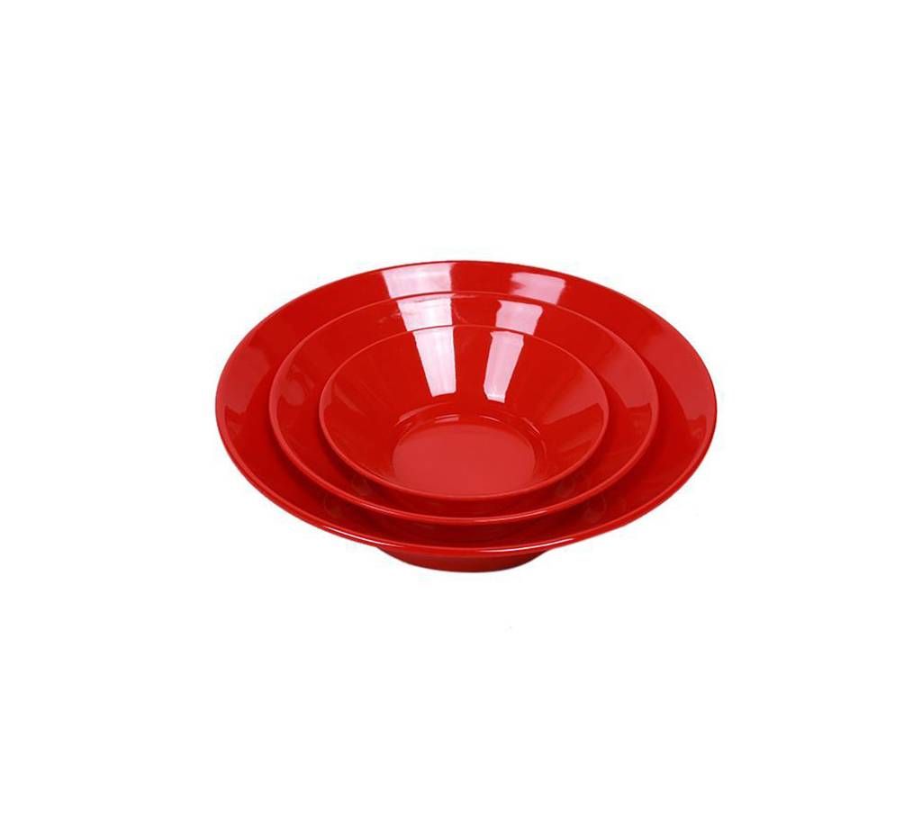 Queen Bowl Set-Red.