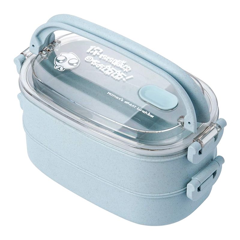 Lunch Box 2-Layer Bento Box and Cutlery Set Lunch Boxes for Kid Adult Work School, Suitable for Microwave and Dishwasher