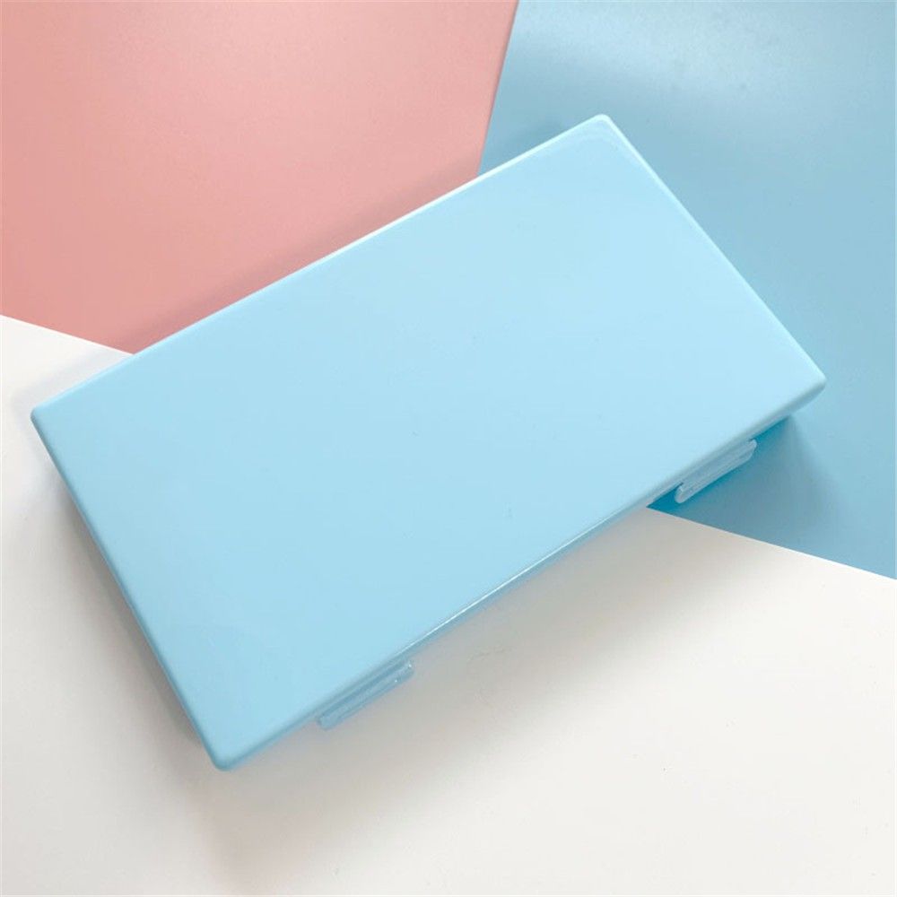 GC ❤ Macarons Thickened and Hardened Mask Storage Box 10 Pieces of  Mask Dustproof Portable Temporary Storage Box OCAR Variation:Macaron blue