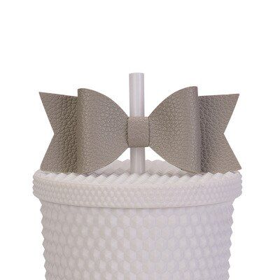 tie decoration for tumbler straw cup straw mug straw decoration