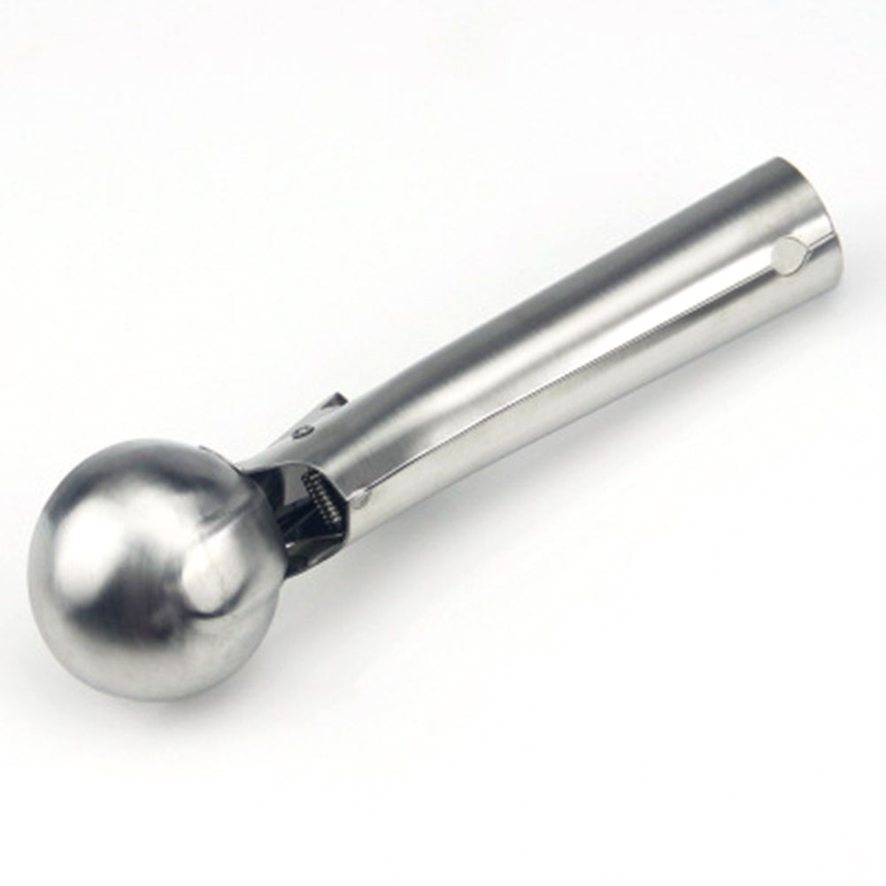 Stainless Steel Ice Cream Ball Maker Scoop Mash Potato Spoon Dipper Kitchen Tool
