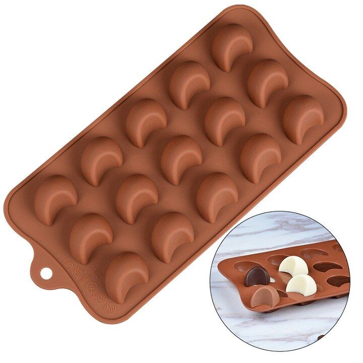 24 Shapes DIY 3D Chocolate Mold Silicone Chocolates Molds for Baking Nonstick Jelly Pudding Sugarcraft Mould  Kitchen Bakeware