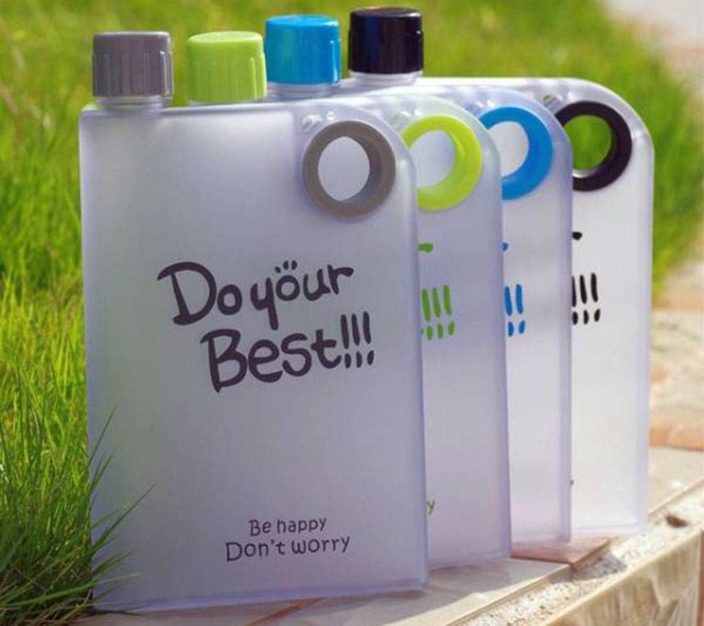 Notebook shaped water bottle- 420 ml 