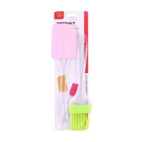 Silicone 2 Pieces Oil Brush - Transparent
