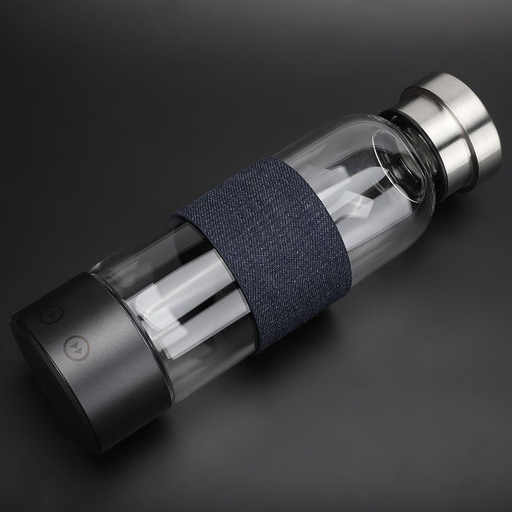 Hydrogen Rich Water Bottle 480ml 1300mAh Portable USB Cup Electrolysis Ionizer Generator